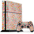 Bouffants and Broken Hearts Watercolor Floral PlayStation PS4 Skins